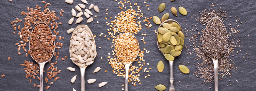 O uso de sementes na indústria de alimentos