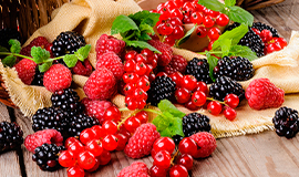 Os benefícios das frutas vermelhas destacam a importância das antocianinas